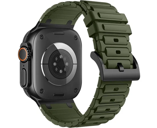 Ремінець Hoco WA35 Emir series thickened silicone strap для Apple watch 38/40/41mm Army Green