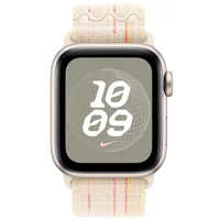 Ремешок Nylon Sport Loop для Apple Watch 42(ser.1-3)/44/45/46/49mm Starlight / Pink