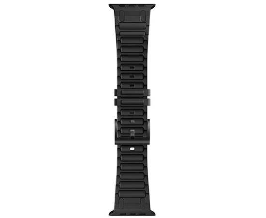 Ремінець Hoco WA35 Emir series thickened silicone strap для Apple watch 44/45/46/49mm Black