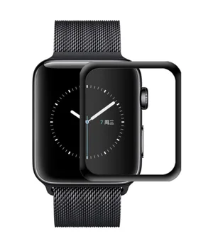 Полимерная пленка 3D (full glue) для Apple watch 40mm Прозрачное