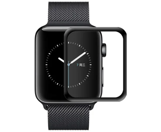 Полимерная пленка 3D (full glue) для Apple watch 40mm Прозрачное