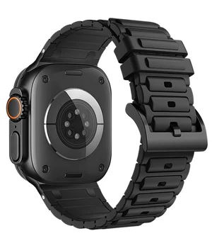 Ремінець Hoco WA35 Emir series thickened silicone strap для Apple watch 38/40/41mm Black