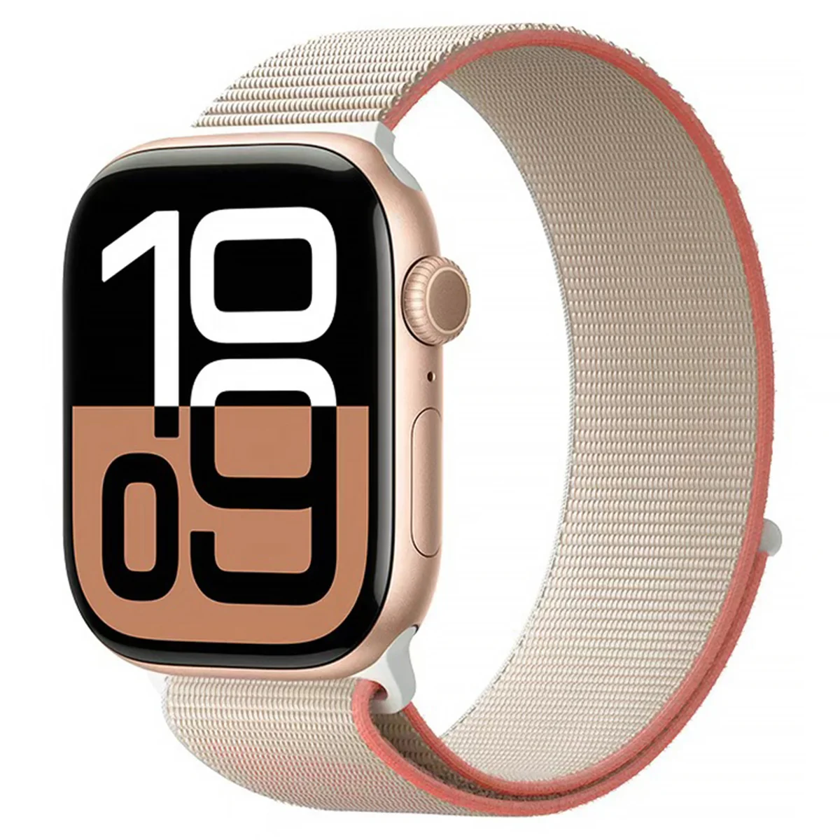 Ремешок BlueO Woven Nylon Sport для Apple Watch 38/40/41/42mm(ser.10) Pink Sand
