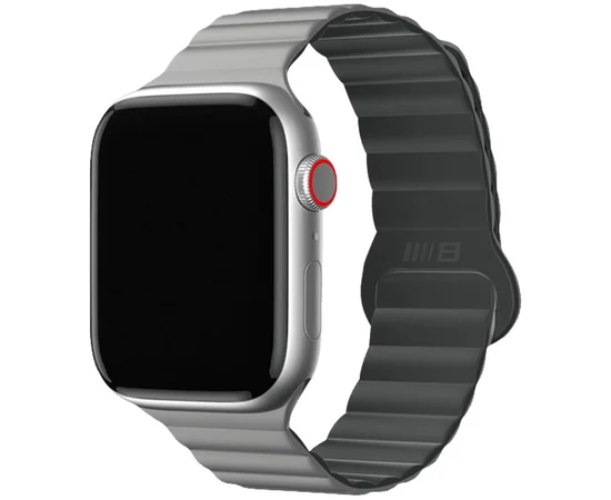Ремінець BlueO Magnetic Silicone для Apple Watch 42(ser.1-3)/44/45/46/49mm Grey