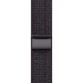 Ремешок Nylon Sport Loop для Apple Watch 42(ser.1-3)/44/45/46/49mm Black / Blue