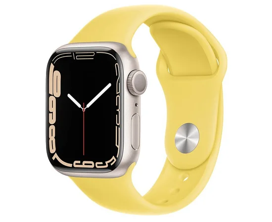 Ремешок Hoco WA01 Flexible series Apple watch (42/44/45/49mm) Light Lemon