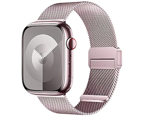Ремешок Hoco WA26 Milanese Loop Strap для Apple watch 44/45/46/49mm Rose Pink