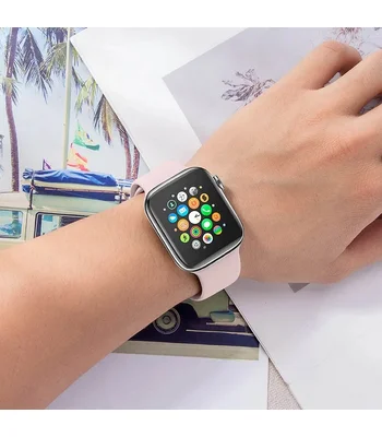 Ремешок Hoco WA01 Flexible series Apple watch (42/44/45/49mm) Powder Sand