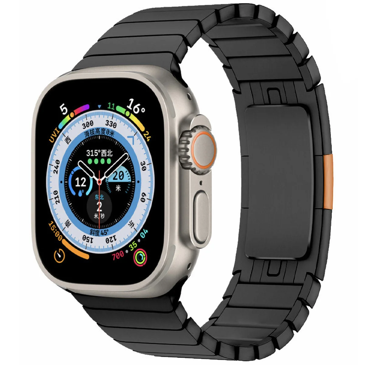 Ремешок Steel для Apple Watch 38/40/41/42mm Black