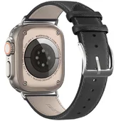 Ремешок Dux Ducis Leather Strap Classic для Apple Watch 42(ser.1-3)/44/45/46/49mm Black