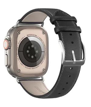 Ремінець Dux Ducis Leather Strap Classic для Apple Watch 42(ser.1-3)/44/45/46/49mm Black