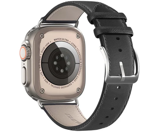 Ремешок Dux Ducis Leather Strap Classic для Apple Watch 38/40/41/42mm(ser.10) Black