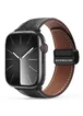 Ремешок Dux Ducis Genuine Leather для Apple Watch 42(ser.1-3)/44/45/46/49mm Black