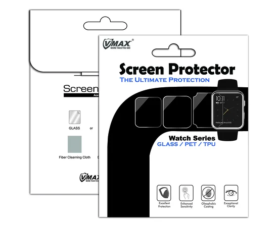 Полимерная пленка VMAX 3D (full glue) для Apple watch 40mm Черный