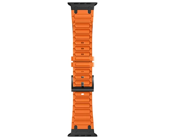 Ремінець Hoco WA35 Emir series thickened silicone strap для Apple watch 44/45/46/49mm Orange