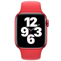 Ремешок Hoco WA01 Flexible series Apple watch (42/44/45/49mm) Red