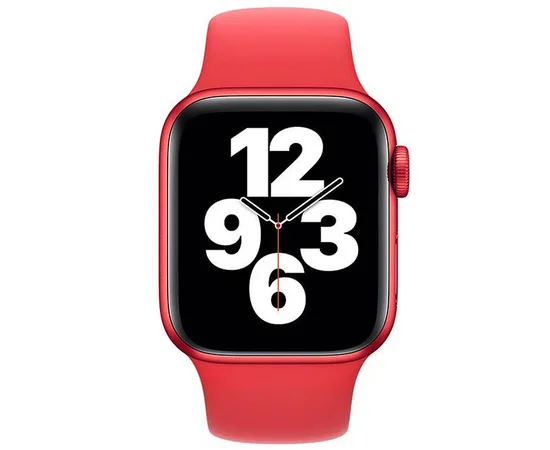 Ремінець Hoco WA01 Flexible series Apple watch (42/44/45/49mm) Red
