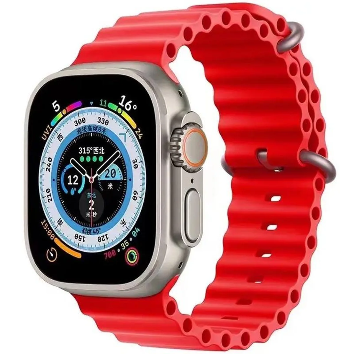 Ремешок Ocean Band для Apple Watch 38/40/41/42mm(ser.10) Красный / Red