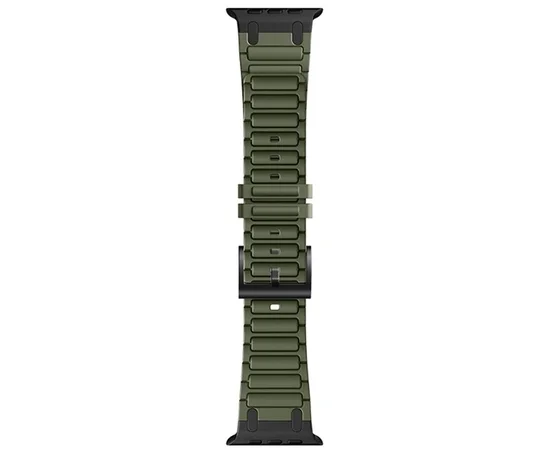 Ремешок Hoco WA35 Emir series thickened silicone strap для Apple watch 44/45/46/49mm Army Green