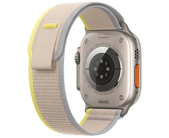 Ремешок Hoco WA14 Original series Apple watch (38/40/41mm) Yellow with White