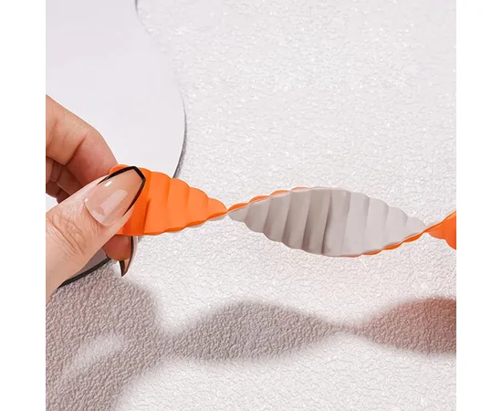 Ремінець BlueO Magnetic Silicone для Apple Watch 42(ser.1-3)/44/45/46/49mm White / Orange