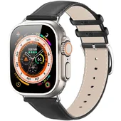 Ремешок Dux Ducis Leather Strap Classic для Apple Watch 42(ser.1-3)/44/45/46/49mm Black