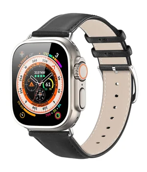 Ремінець Dux Ducis Leather Strap Classic для Apple Watch 42(ser.1-3)/44/45/46/49mm Black