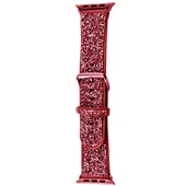 Ремешок Bling World Rock Diamond для Apple Watch 38/40/41/42mm Красный
