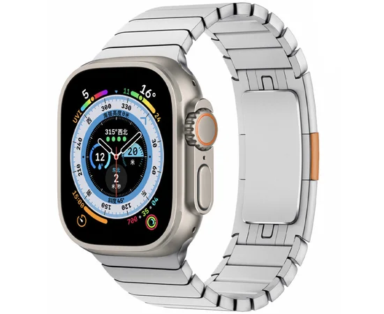 Ремешок Steel для Apple Watch 38/40/41/42mm Silver