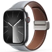 Ремінець Dux Ducis Genuine Leather для Apple Watch 38/40/41/42mm(ser.10) Grey