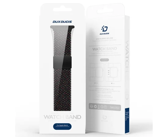 Ремешок Dux Ducis Nylon Woven для Apple Watch 38/40/41/42mm(ser.10) Black Unity