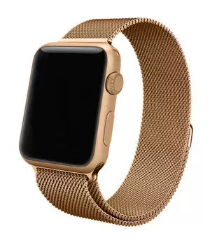 Ремінець Milanese Loop Design для Apple Watch 42(ser.1-3)/44/45/46/49mm Champagne