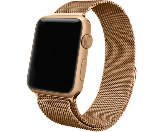 Ремінець Milanese Loop Design для Apple Watch 42(ser.1-3)/44/45/46/49mm Champagne