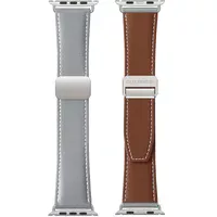 Ремешок Dux Ducis Genuine Leather для Apple Watch 38/40/41/42mm(ser.10) Grey