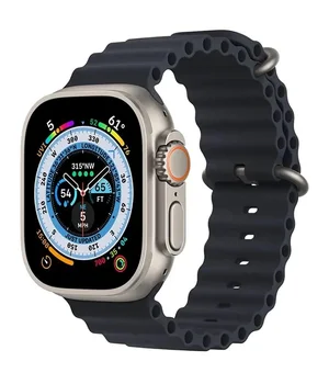 Ремінець Ocean Band для Apple Watch 38/40/41/42mm(ser.10) Чорний / Midnight