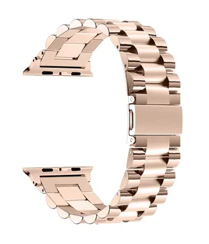 Ремінець Steel Elegance для Apple Watch 38/40/41/42mm(ser.10) Rose Gold