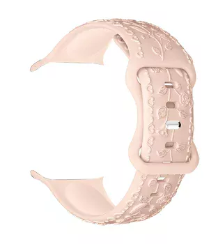 Ремешок Hoco WA30 Flexible series 3D solid color silicone strap для Apple watch 38/40/41mm Powder Sand