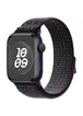 Ремешок Nylon Sport Loop для Apple Watch 42(ser.1-3)/44/45/46/49mm Black / Blue