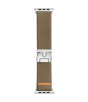 Ремешок Nylon New Design для Apple Watch 42/44/45/46/49mm Biege Brown