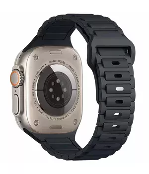 Силіконовий ремінець Defense для Apple Watch 42(ser.1-3)/44/45/46/49mm Midnight Blue