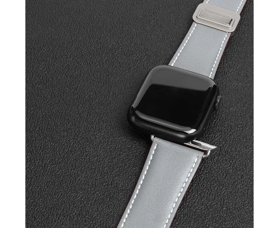 Ремінець Dux Ducis Genuine Leather для Apple Watch 38/40/41/42mm(ser.10) Grey