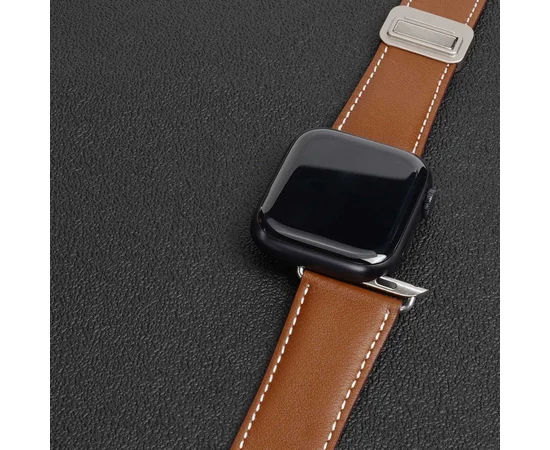 Ремінець Dux Ducis Genuine Leather для Apple Watch 38/40/41/42mm(ser.10) Brown