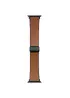 Ремешок Hoco WA34 Basic magnetic buckle silicone leather strap для Apple watch 44/45/46/49mm Brown