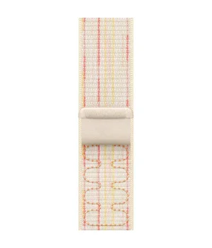 Ремешок Nylon Sport Loop для Apple Watch 38/40/41/42mm(ser.10) Starlight / Pink
