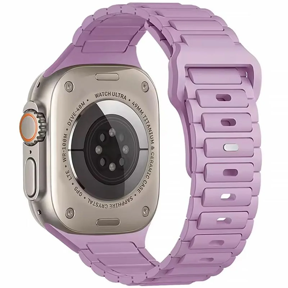 Силиконовый ремешок Defense для Apple Watch 42(ser.1-3)/44/45/46/49mm Purple