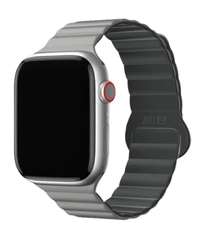 Ремешок BlueO Magnetic Silicone для Apple Watch 42(ser.1-3)/44/45/46/49mm Grey