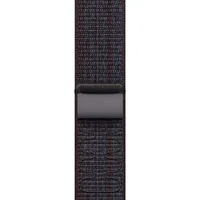 Ремешок Nylon Sport Loop для Apple Watch 42(ser.1-3)/44/45/46/49mm Black / Blue