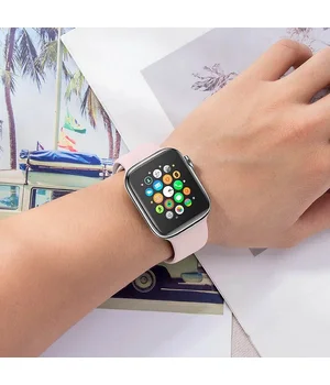 Ремінець Hoco WA01 Flexible series Apple watch (42/44/45/49mm) Powder Sand