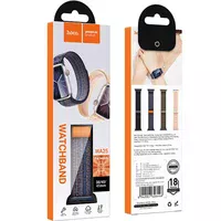 Ремешок Hoco WA25 Original series nylon strap для Apple watch 42(ser.1-3)/44/45/49mm Dynamic Royal Blue with Orange