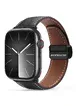 Ремешок Dux Ducis Genuine Leather для Apple Watch 42(ser.1-3)/44/45/46/49mm Black